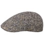 Texas Donegal Wool Flatcap by Stetson dunkelblau-meliert