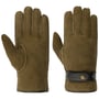 Deerskin Lambswool Handschuhe by Stetson oliv