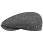 Crimson Wool Herringbone Flatcap by Lierys grau