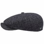 Carlsen Wool Herringbone Flatcap by Lierys anthrazit
