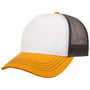 Rapper Canvas Trucker Cap grau-gelb