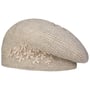 Strickbaske mit Blumen und Perlen by McBURN beige
