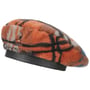 Faux Fur Baskenmütze by Kangol orange
