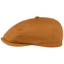 Cotton Twill Flatcap by Stetson camel