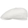Cotton Twill Flatcap by Stetson weiß