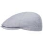 6 Panel Flatcap mit UV-Schutz blau-meliert