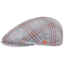 Sidney Superior Leinen Check Flatcap by Mayser blau