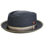 Andy Pork Pie Strohhut by Mayser blau
