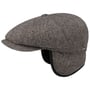 Hatteras Classic Ear Flaps Flatcap by Stetson dunkelbraun