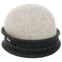 Twotone Woolmark Glockenhut by Seeberger anthrazit
