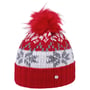 Snowflake Kindermütze rot