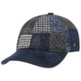 Patchwork Wool Curved Cap by Lierys blau