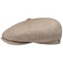 Hatteras Classic Leinen Flatcap by Stetson beige
