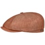 Hatteras Classic Leinen Flatcap by Stetson rost