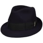 Nilo Premium Trilby Haarfilzhut by Borsalino dunkelblau