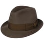 Nilo Premium Trilby Hårfilthatt by Borsalino gråbrun