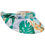 Multicolour Flower Visor by Lipodo weiß-blau
