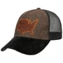Black Brown Trucker Cap by King Kerosin schwarz