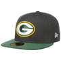 59Fifty Packers Cap by New Era anthrazit