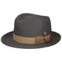 Samuel Livorno Fedora Strohhut by Mayser grau-beige
