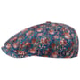 Calesso Flowers 8 Panel Flatcap by Lierys rost-blau