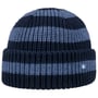 Twotone Stripes Beanie by Hammaburg blau