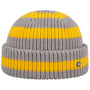 Twotone Stripes Beanie by Hammaburg gelb