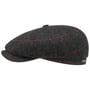 Hatteras Gallanger Wool Flatcap by Stetson schwarz-grau