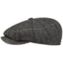 Hatteras Gallanger Wool Flatcap by Stetson grau-schwarz