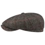 Hatteras Gallanger Wool Flatcap by Stetson beige-schwarz