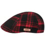 Texas Shadow Plaid Flatcap by Stetson rot