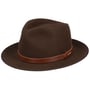 Vanderson Fedora Haarfilzhut by Stetson dunkelbraun