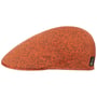 Flower Cotton Flatcap by Borsalino orange
