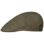 Herringbone Leinen Flatcap by Borsalino oliv