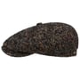Hatteras Colour Dots Flatcap by Stetson schwarz