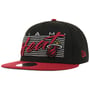 9Fifty NBA Properties Heat Cap by New Era schwarz-rot