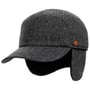 Herringbone Cap mit Ohrenklappen by Mayser grau-schwarz