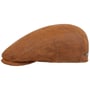 Descott Leinen Flatcap by Stetson rost
