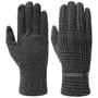 Houndstooth Fingerhandschuhe by Lipodo grau