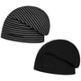 Long Beanie Wendemütze by Hammaburg schwarz