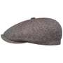 Hatteras Winhall Silk Flatcap by Stetson braun-blau