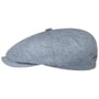 Hatteras Winhall Silk Flatcap by Stetson blau