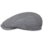 Hardwick Houndstooth Flat Cap by Stetson blå