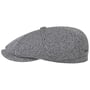 Hatteras Cotton Jersey Flatcap by Stetson schwarz-weiß