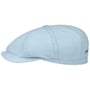 Hatteras Sustainable Cotton Flatcap by Stetson hellblau