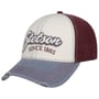 Tricolour Vintage Distressed Cap by Stetson cremeweiß