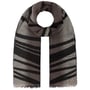 Stripe Fantasy Wollschal by Fraas schwarz