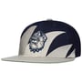 Georgetown University Cap by Mitchell & Ness blau-grau