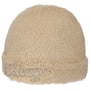 Faux Fur Bulls Beanie by Mitchell & Ness cremeweiß