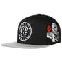 Patch Overload Nets Cap by Mitchell & Ness schwarz-grau